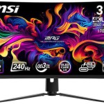 MSI MPG 321CURXDE QD-OLED HDR Curved Gaming Monitor 31.5
