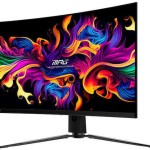 MSI MPG 321CURXDE QD-OLED HDR Curved Gaming Monitor 31.5