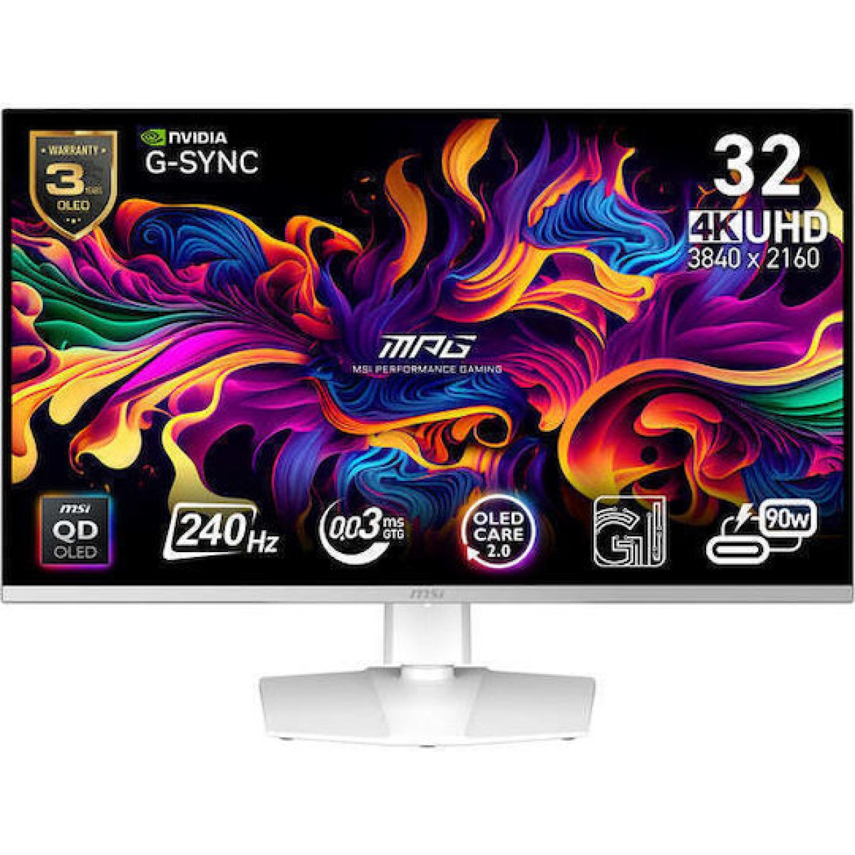 MSI MPG 321URXWDE QD-OLED HDR Monitor 31.5