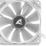 Sharkoon Rebel F50 Case Fan 120mm με RGB Φωτισμό και Σύνδεση 4-Pin PWM Λευκό