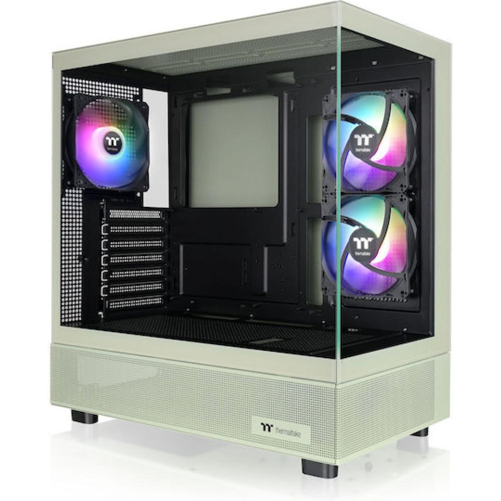 Thermaltake View 270 Plus TG ARGB Gaming Midi Tower Κουτί Υπολογιστή με Πλαϊνό Παράθυρο Matcha Green