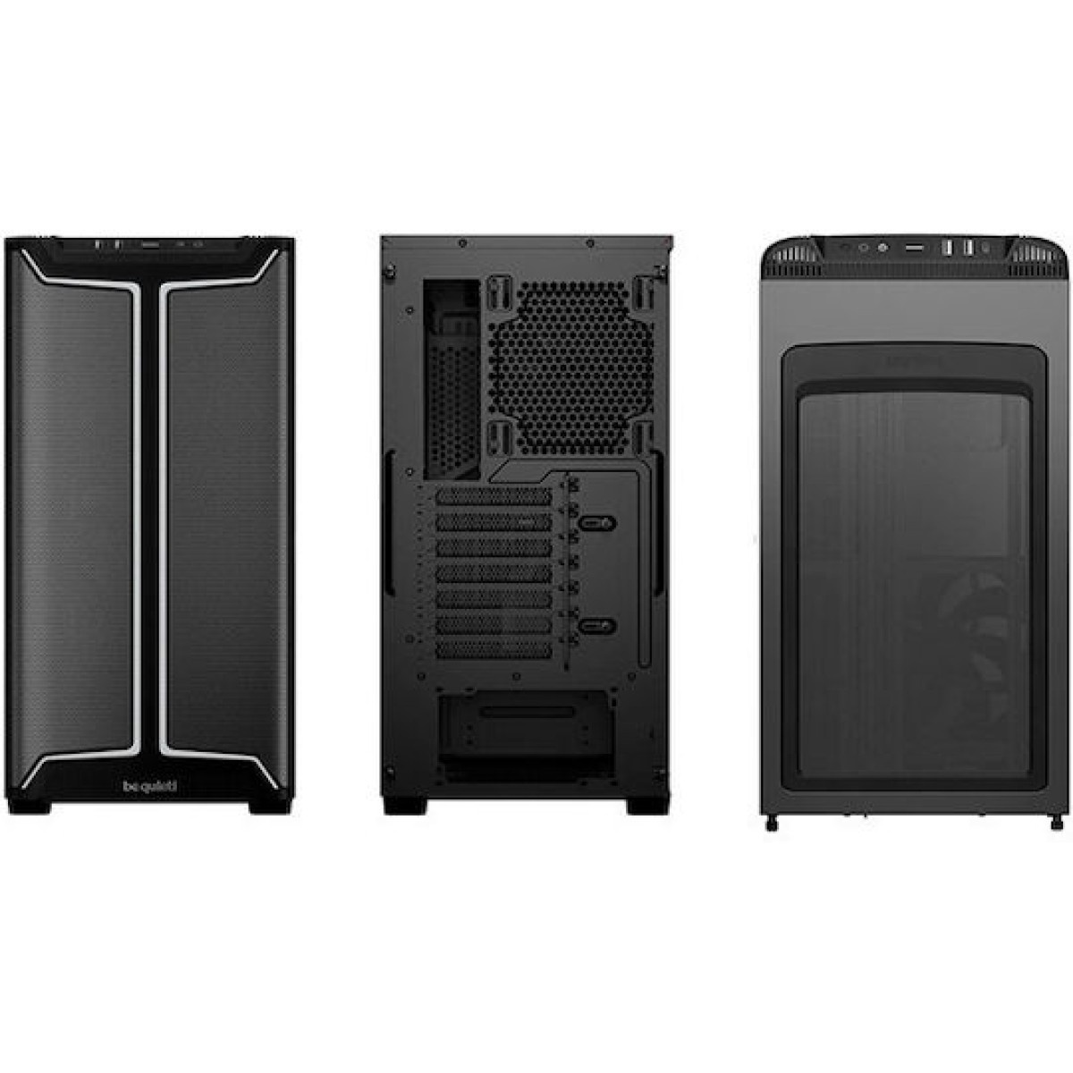 Be Quiet Pure Base 501 DX Gaming Midi Tower Κουτί Υπολογιστή με Πλαϊνό Παράθυρο και RGB Φωτισμό Μαύρο