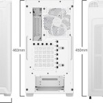 Be Quiet Pure Base 501 LX Gaming Midi Tower Κουτί Υπολογιστή με Πλαϊνό Παράθυρο και RGB Φωτισμό Λευκό