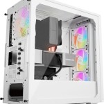 Be Quiet Pure Base 501 LX Gaming Midi Tower Κουτί Υπολογιστή με Πλαϊνό Παράθυρο και RGB Φωτισμό Λευκό