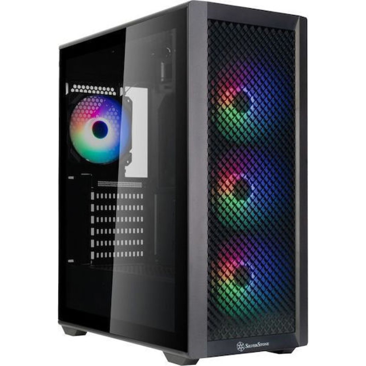Silverstone FARA 515XR Gaming Midi Tower Κουτί Υπολογιστή με Πλαϊνό Παράθυρο Μαύρο