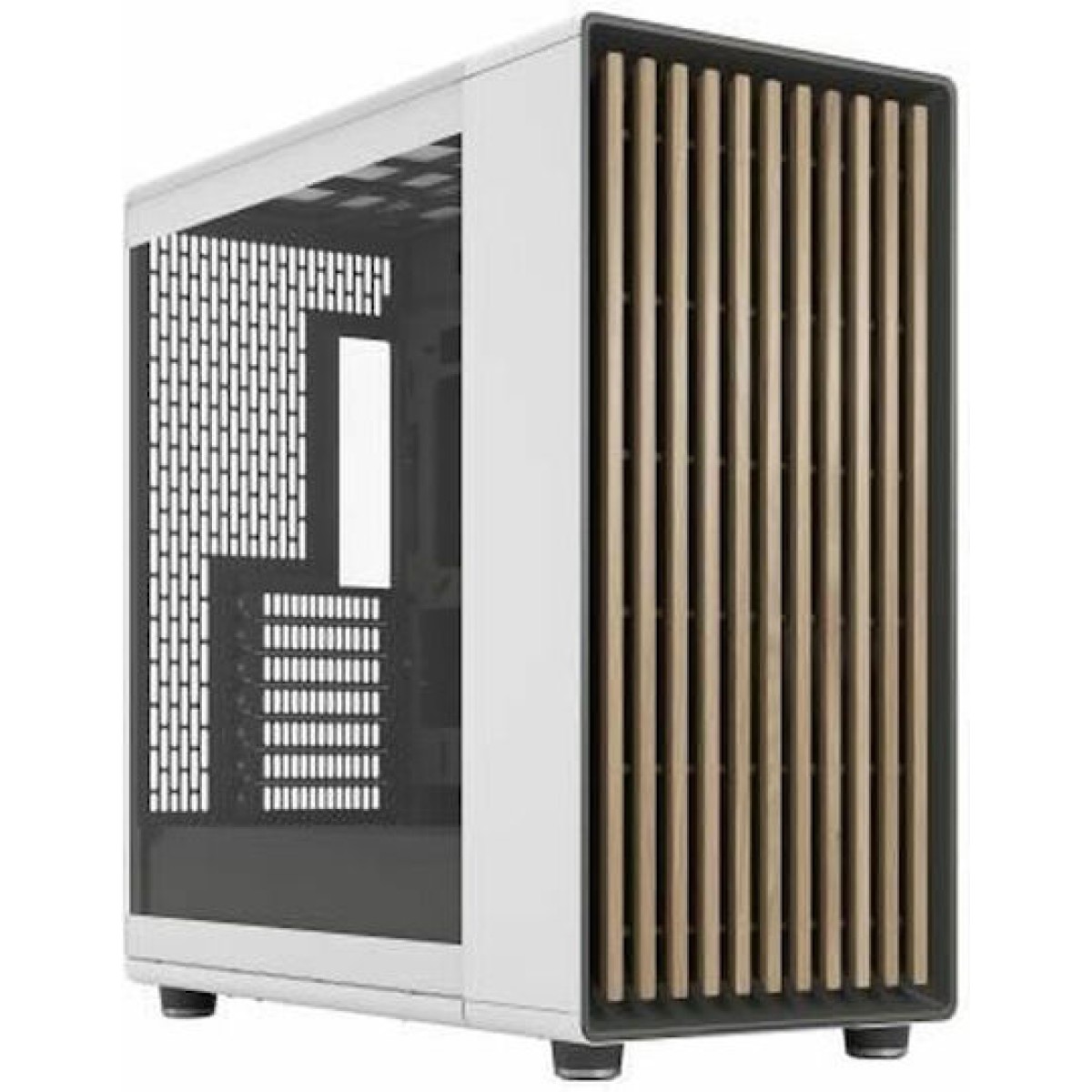 Fractal Design North XL RC Gaming Midi Tower Κουτί Υπολογιστή με Πλαϊνό Παράθυρο Chalk White