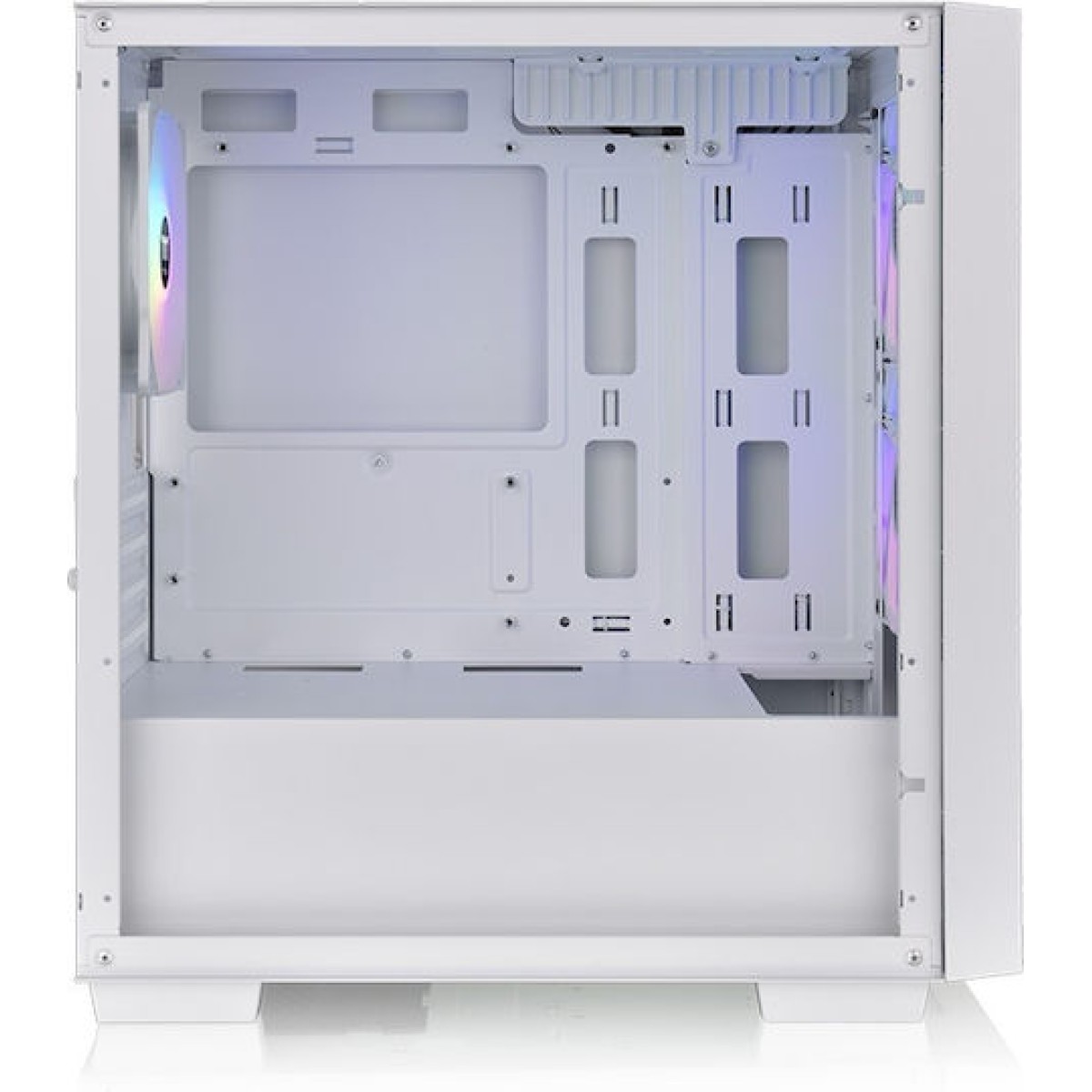 Thermaltake Versa H16 TG ARGB Gaming Micro Tower Κουτί Υπολογιστή με Πλαϊνό Παράθυρο Snow