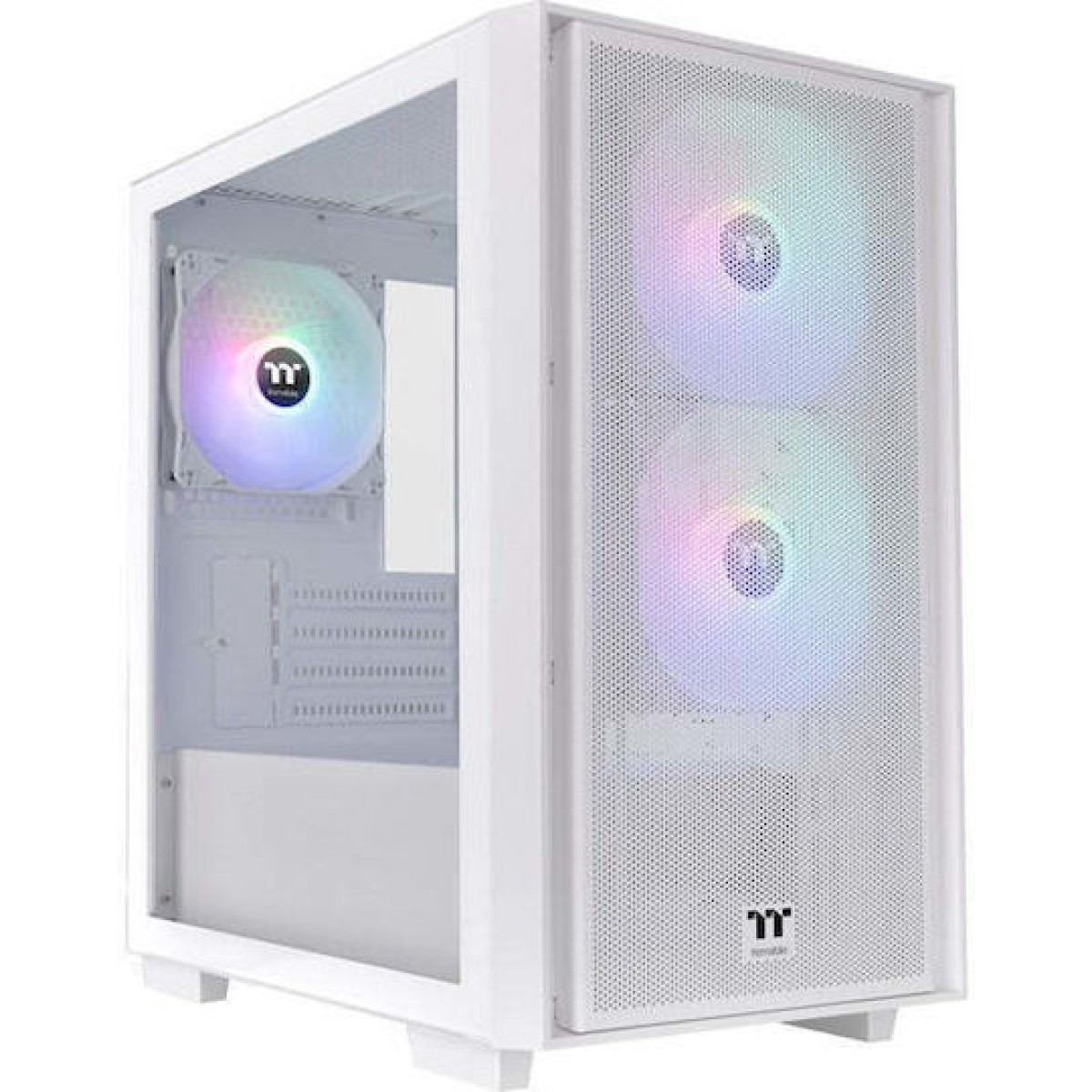 Thermaltake Versa H16 TG ARGB Gaming Micro Tower Κουτί Υπολογιστή με Πλαϊνό Παράθυρο Snow