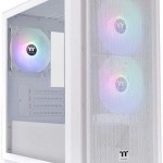Thermaltake Versa H16 TG ARGB Gaming Micro Tower Κουτί Υπολογιστή με Πλαϊνό Παράθυρο Snow
