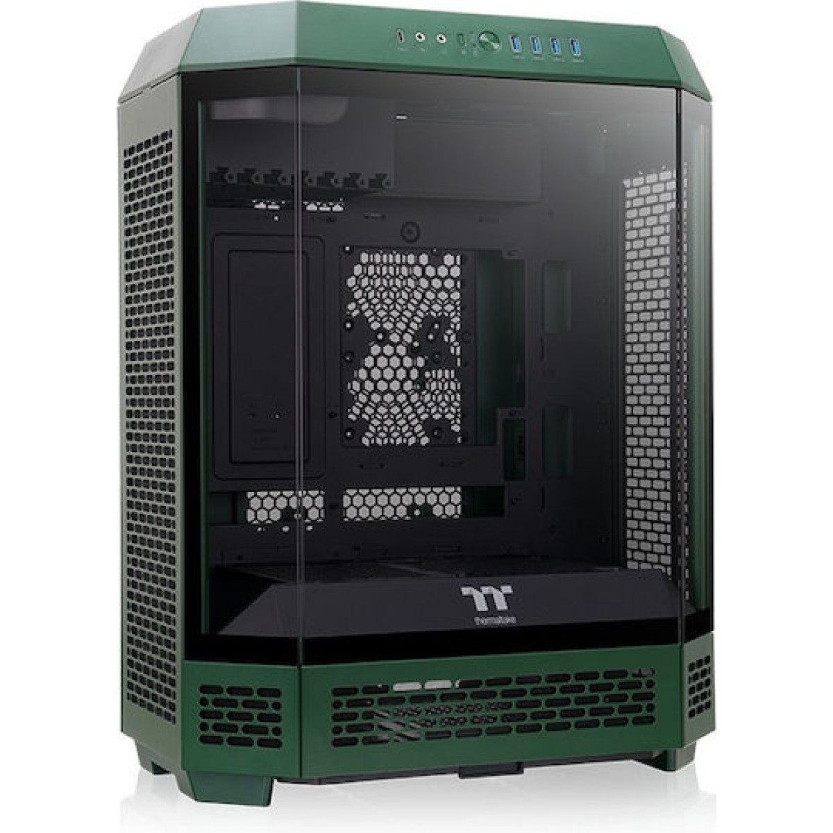 Thermaltake The Tower 600 Gaming Midi Tower Κουτί Υπολογιστή με Πλαϊνό Παράθυρο Racing Green