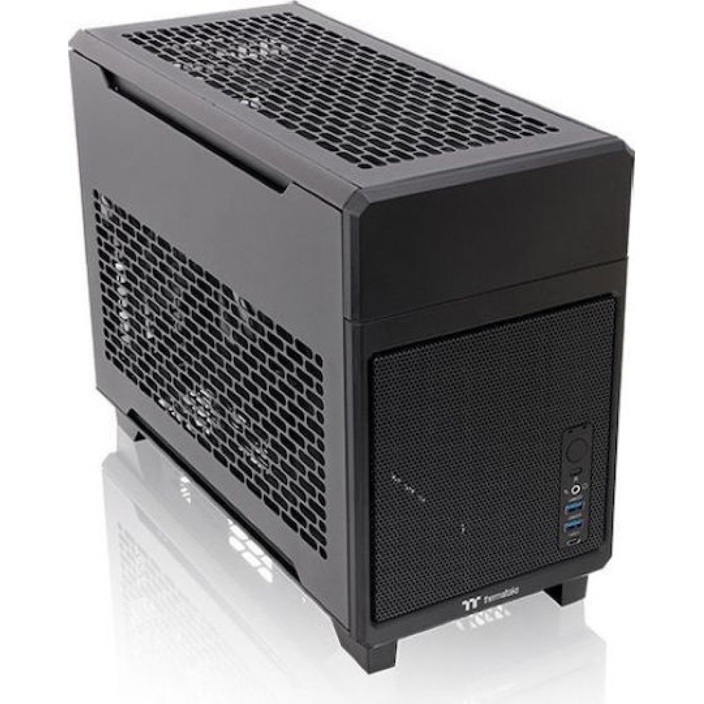 Thermaltake TR100 Mini Tower Κουτί Υπολογιστή Μαύρο