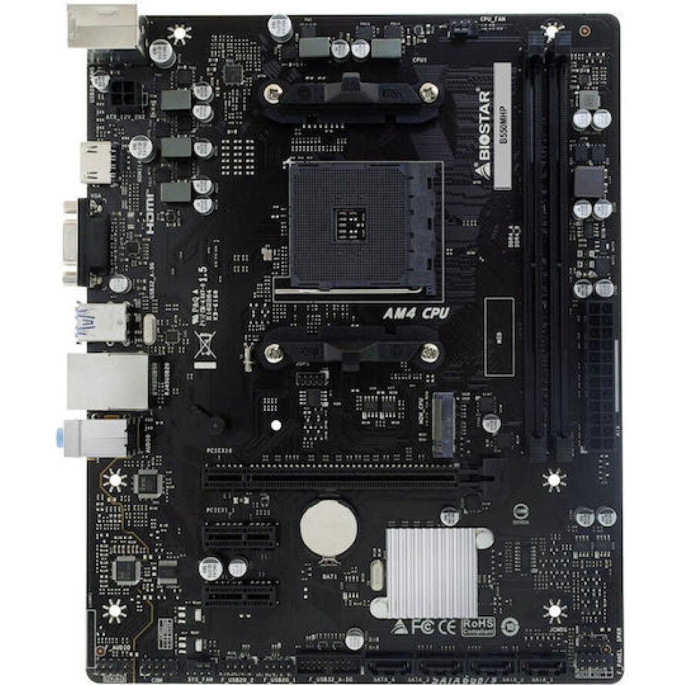 Biostar B550MHP Motherboard Micro ATX με AMD AM4 Socket