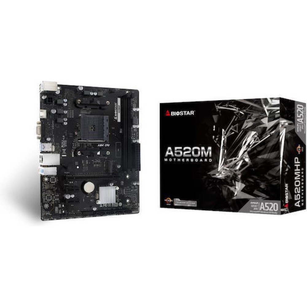 Biostar A520MHP Motherboard Micro ATX με AMD AM4 Socket
