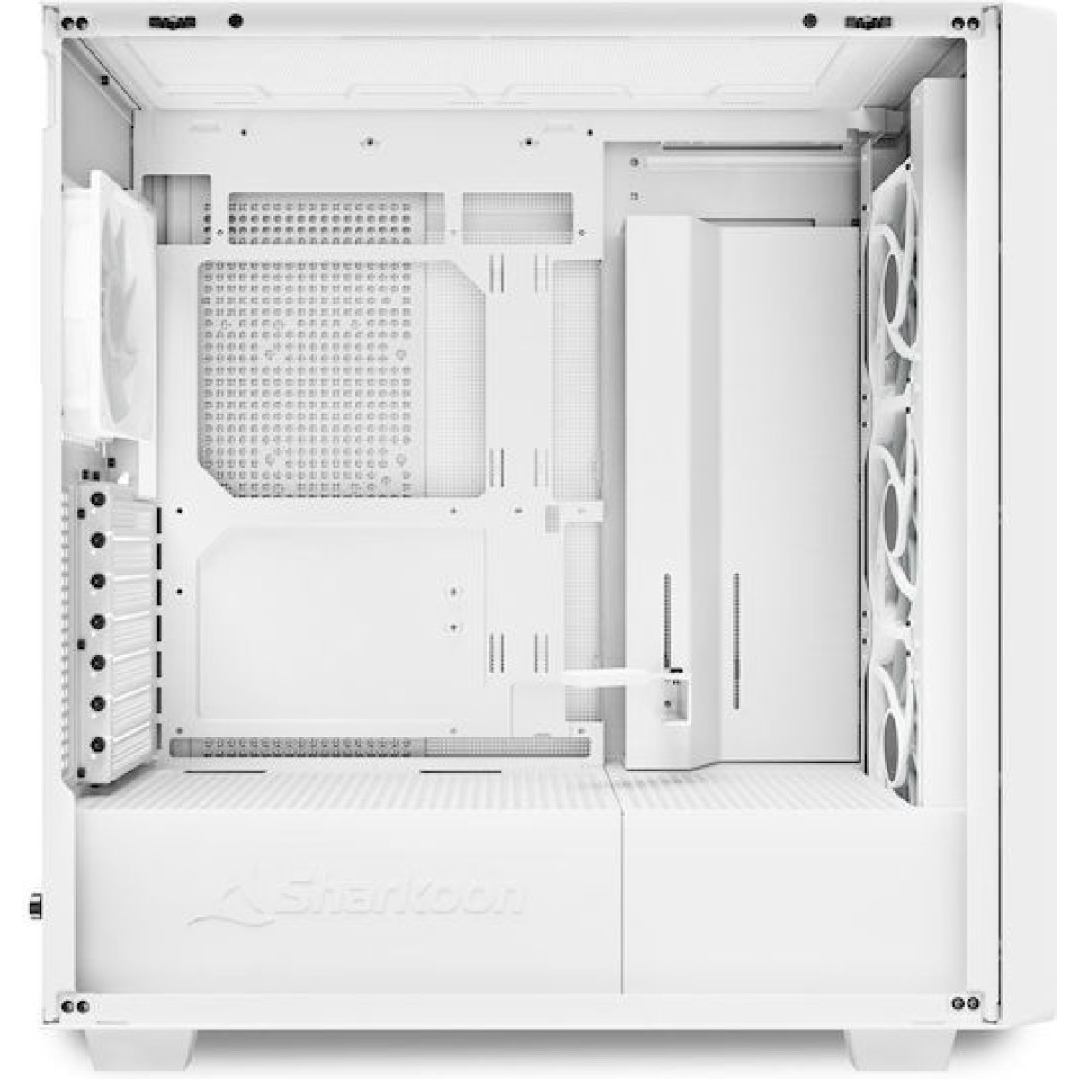 Sharkoon Rebel C70G RGB Gaming Midi Tower Κουτί Υπολογιστή Λευκό