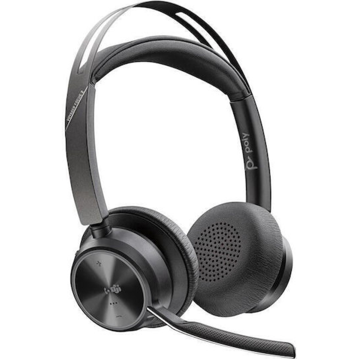 HP POLY VF2 -M Ασύρματα Over Ear Multimedia Ακουστικά με μικρόφωνο και σύνδεση Bluetooth / USB-C