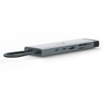 TP-LINK USB-C Docking Station με HDMI 4K PD Ethernet Γκρι (UH9120C)