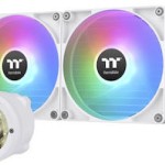 Thermaltake TH420 V2 Ultra Υδρόψυξη Επεξεργαστή Τριπλού Ανεμιστήρα 140mm για Socket AM4/AM5/1700/1200/115x με ARGB Φωτισμό Λευκή