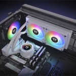 Thermaltake TH240 V2 ARGB Sync (v2) Υδρόψυξη Επεξεργαστή Διπλού Ανεμιστήρα 120mm για Socket 1200 Λευκή