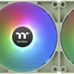 Thermaltake TH280 V2 Matcha Green Edition Υδρόψυξη Επεξεργαστή Διπλού Ανεμιστήρα 140mm για Socket AM4/AM5/1700/1200/115x με ARGB Φωτισμό Πράσινη