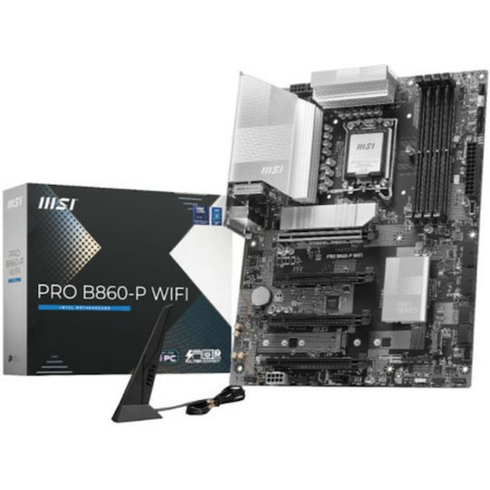 MSI Pro B860-P WIFI Motherboard ATX με Intel 1851 Socket 911-7E41-001