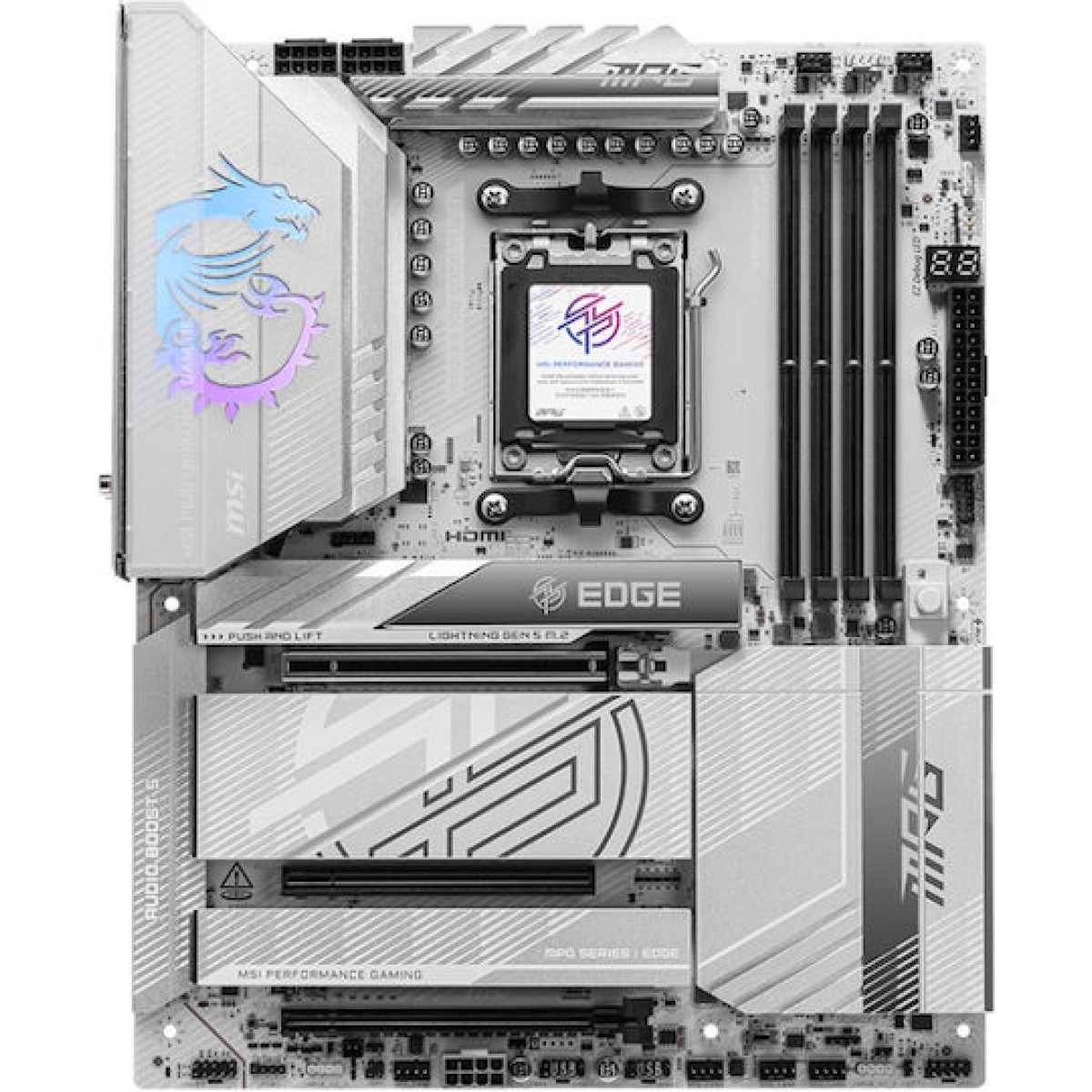 MSI MPG X870E Edge TI WIFI Motherboard ATX με AMD AM5 Socket 7E59-002R