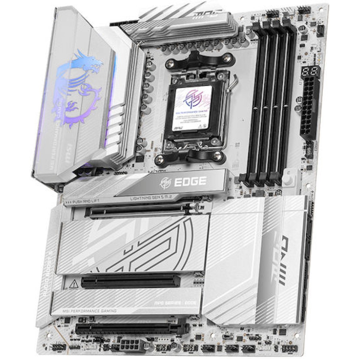 MSI MPG X870E Edge TI WIFI Motherboard ATX με AMD AM5 Socket 7E59-002R
