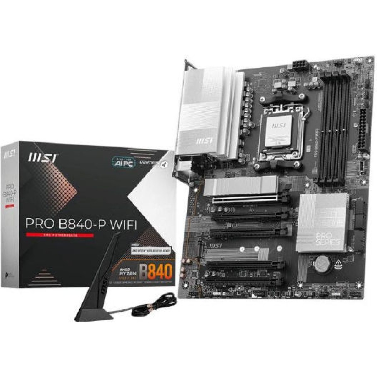 MSI B840 GAMING PLUS WIFI Motherboard ATX με AMD AM5 Socket 7E57-002R