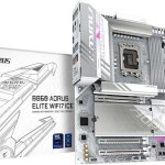 Gigabyte B860 Aorus Elite WIFI7 Ice Motherboard ATX με Intel 1851 Socket