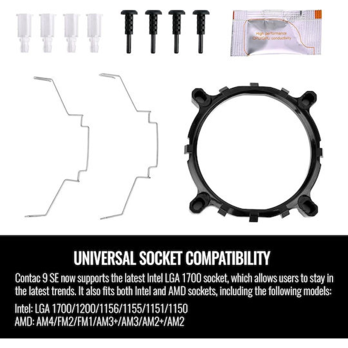 Thermaltake Contac 9 SE Ψύκτρα Επεξεργαστή για Socket 1700