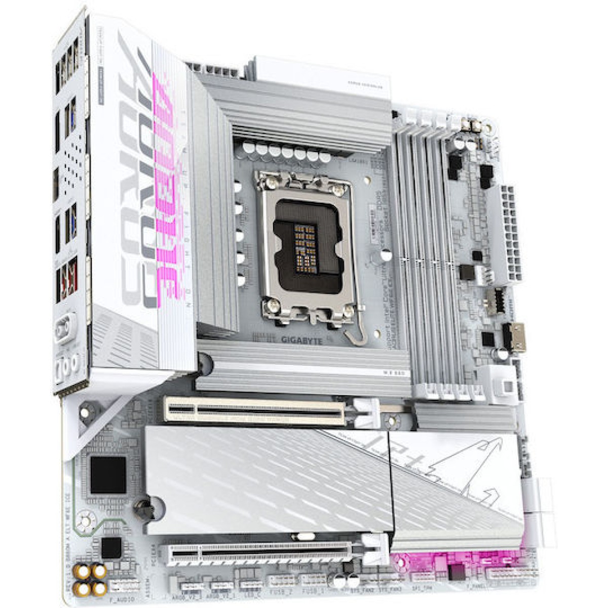 Gigabyte B860M Aorus Elite WIFI6E Ice Motherboard Micro ATX με Intel 1851 Socket