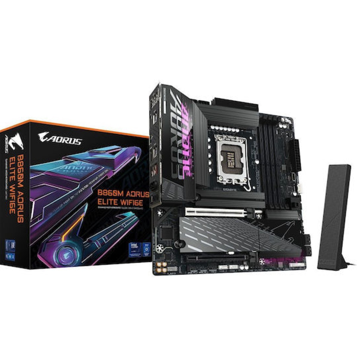 Gigabyte B860M Aorus Elite WIFI6E Motherboard Micro ATX με Intel 1851 Socket