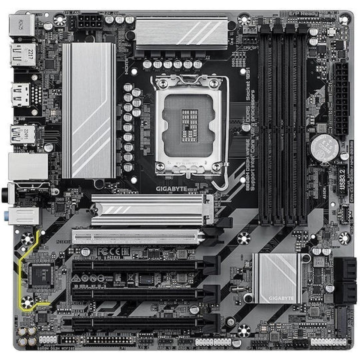 Gigabyte B860M DS3H WIFI6E Motherboard Micro ATX με Intel 1851 Socket