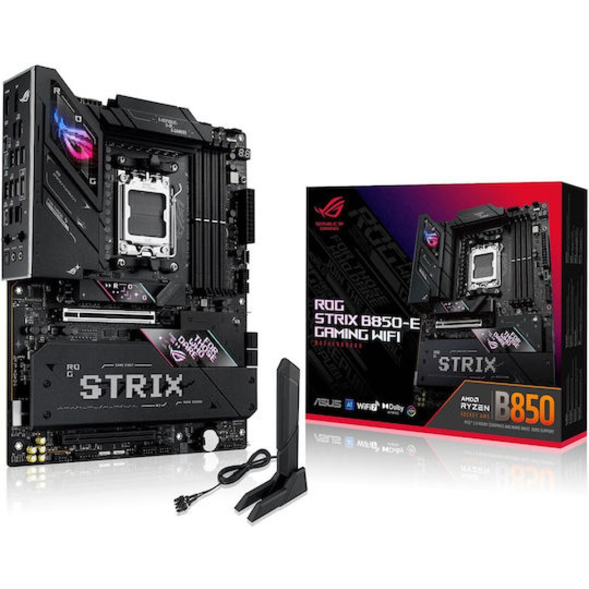 Asus ROG STRIX B850-E GAMING WIFI Motherboard ATX με AMD AM5 Socket 90MB1J60-M0EAY0