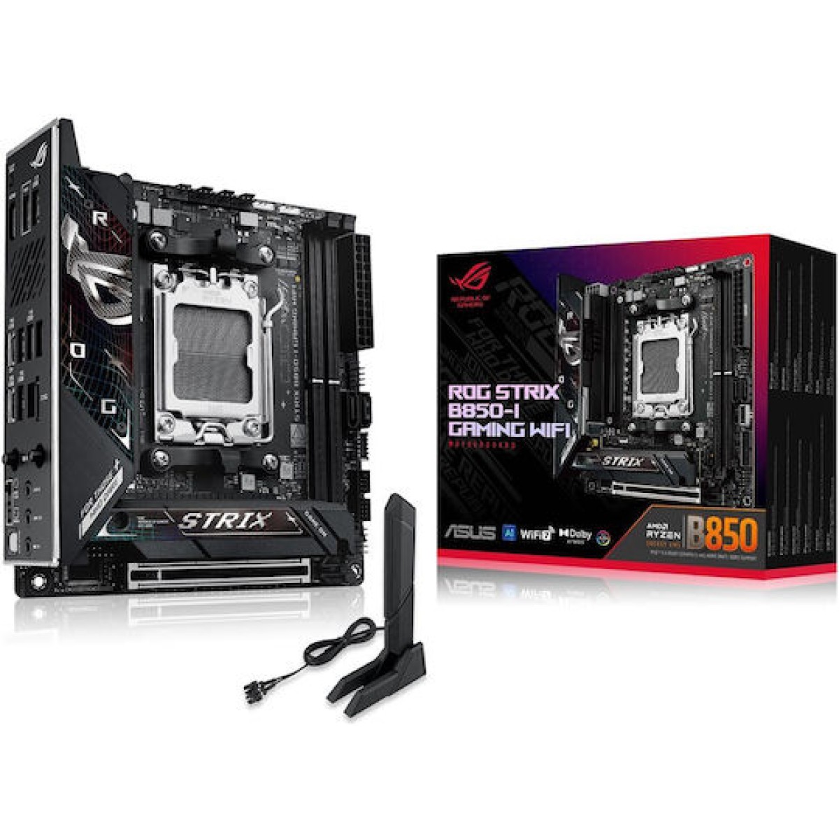 Asus ROG STRIX B850-I GAMING WIFI Motherboard Mini ITX με AMD AM5 Socket 90MB1K30-M0EAY0