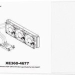 Silverstone XE360-4677 Υδρόψυξη Επεξεργαστή Τριπλού Ανεμιστήρα 120mm
