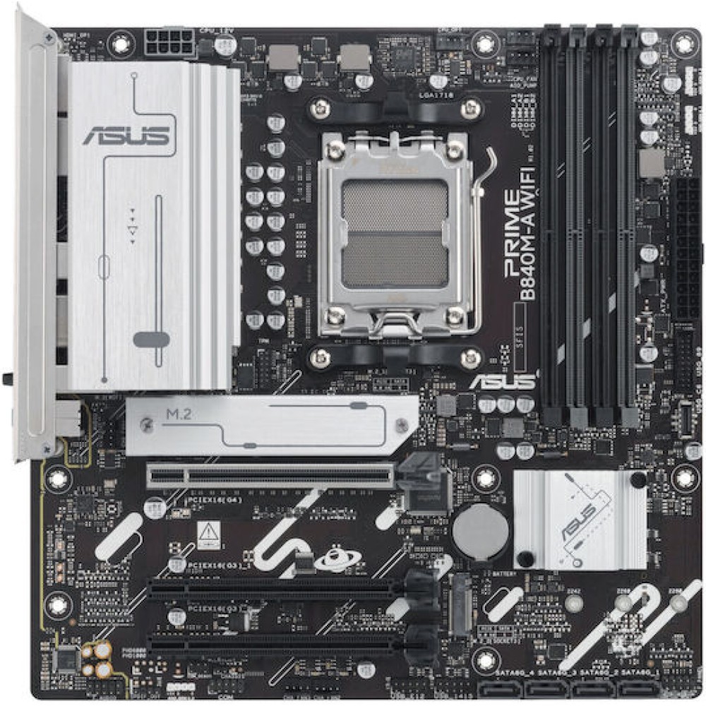 Asus PRIME B840M-A WIFI Motherboard Micro ATX με AMD AM5 Socket 90MB1J20-M0EAY0
