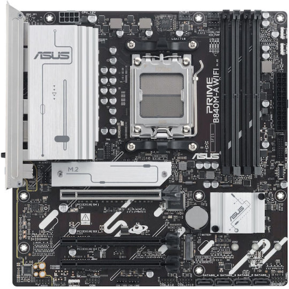 Asus PRIME B840M-A WIFI Motherboard Micro ATX με AMD AM5 Socket 90MB1J20-M0EAY0