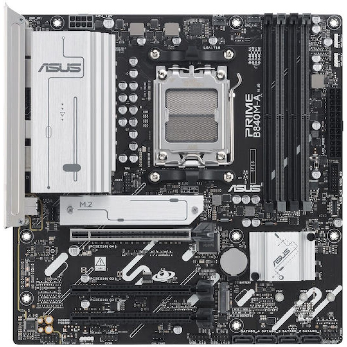 Asus PRIME B840M-A-CSM Motherboard Micro ATX με AMD AM5 Socket