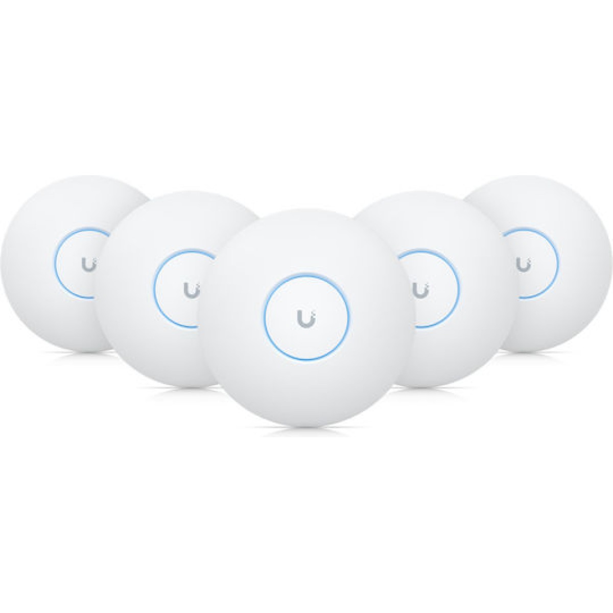 Ubiquiti UniFi U7 Pro Access Point Wi‑Fi 7 Dual Band (2.4 & 5GHz) σε Πενταπλό Kit Λευκό