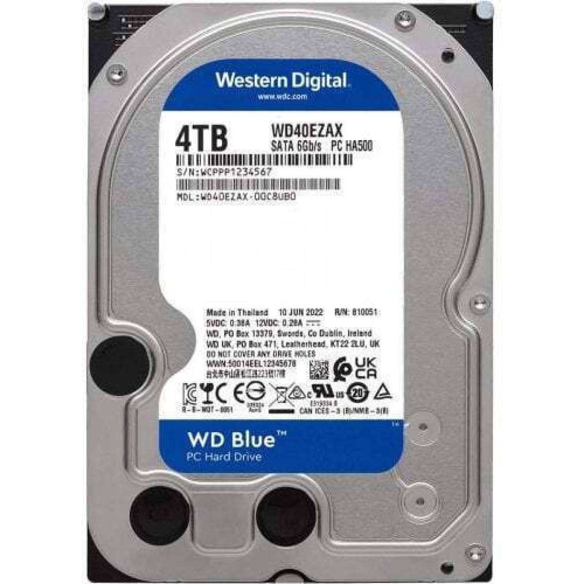 Western Digital Blue 4TB HDD Σκληρός Δίσκος 3.5
