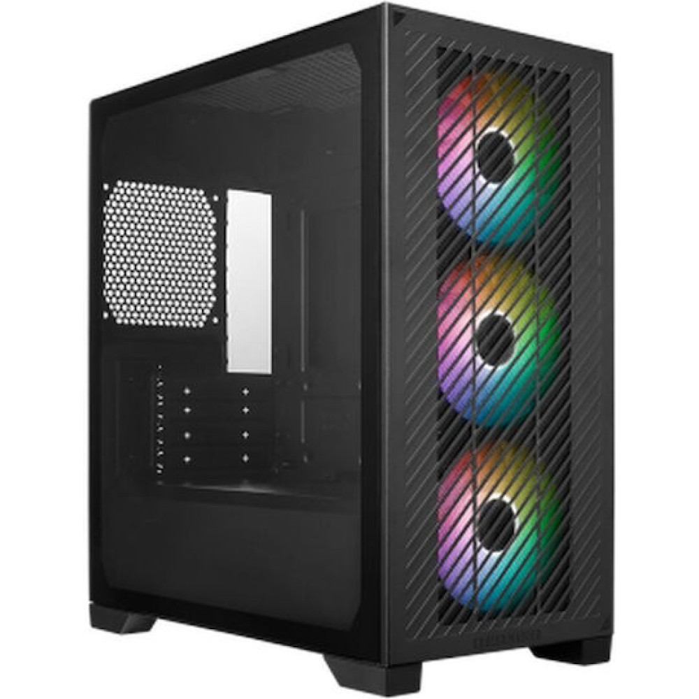 CoolerMaster Elite 301 Mini Tower Κουτί Υπολογιστή με Πλαϊνό Παράθυρο Μαύρο