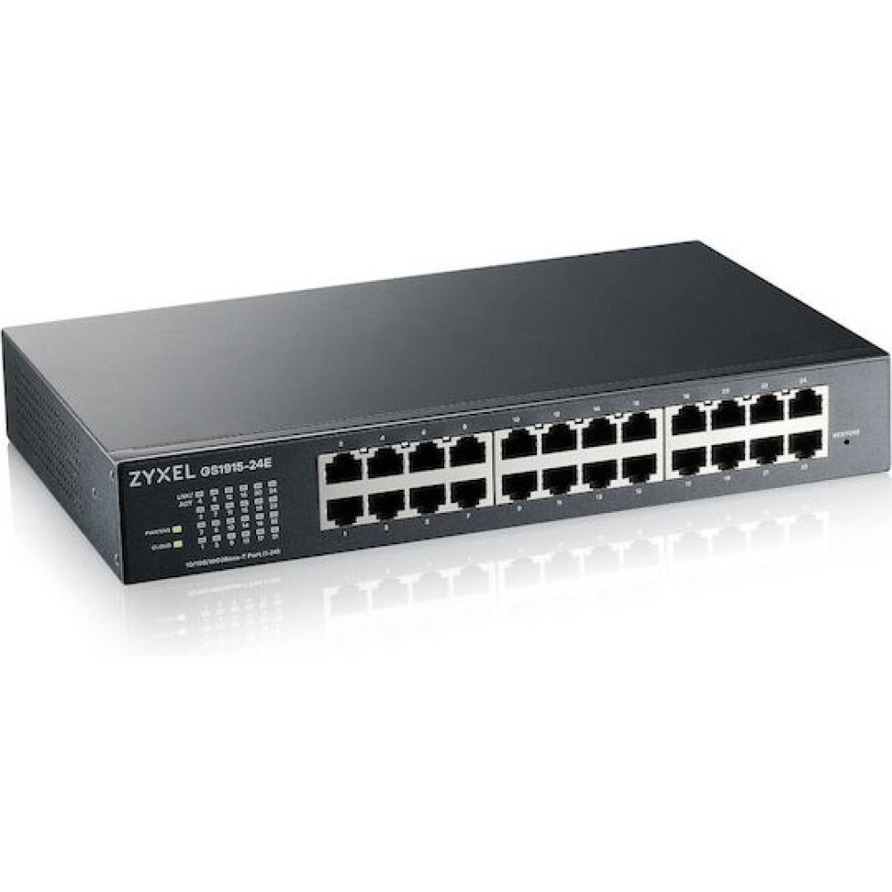 Zyxel GS1900-24E Managed L2 Switch με 24 Θύρες Gigabit (1Gbps) Ethernet