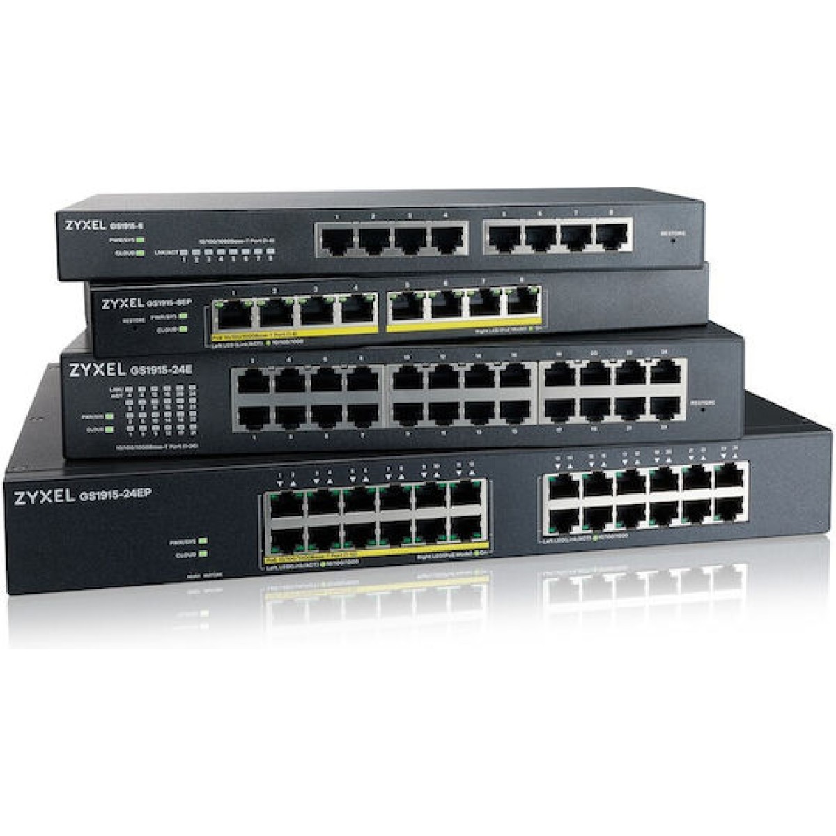 Zyxel GS1900-24E Managed L2 Switch με 24 Θύρες Gigabit (1Gbps) Ethernet
