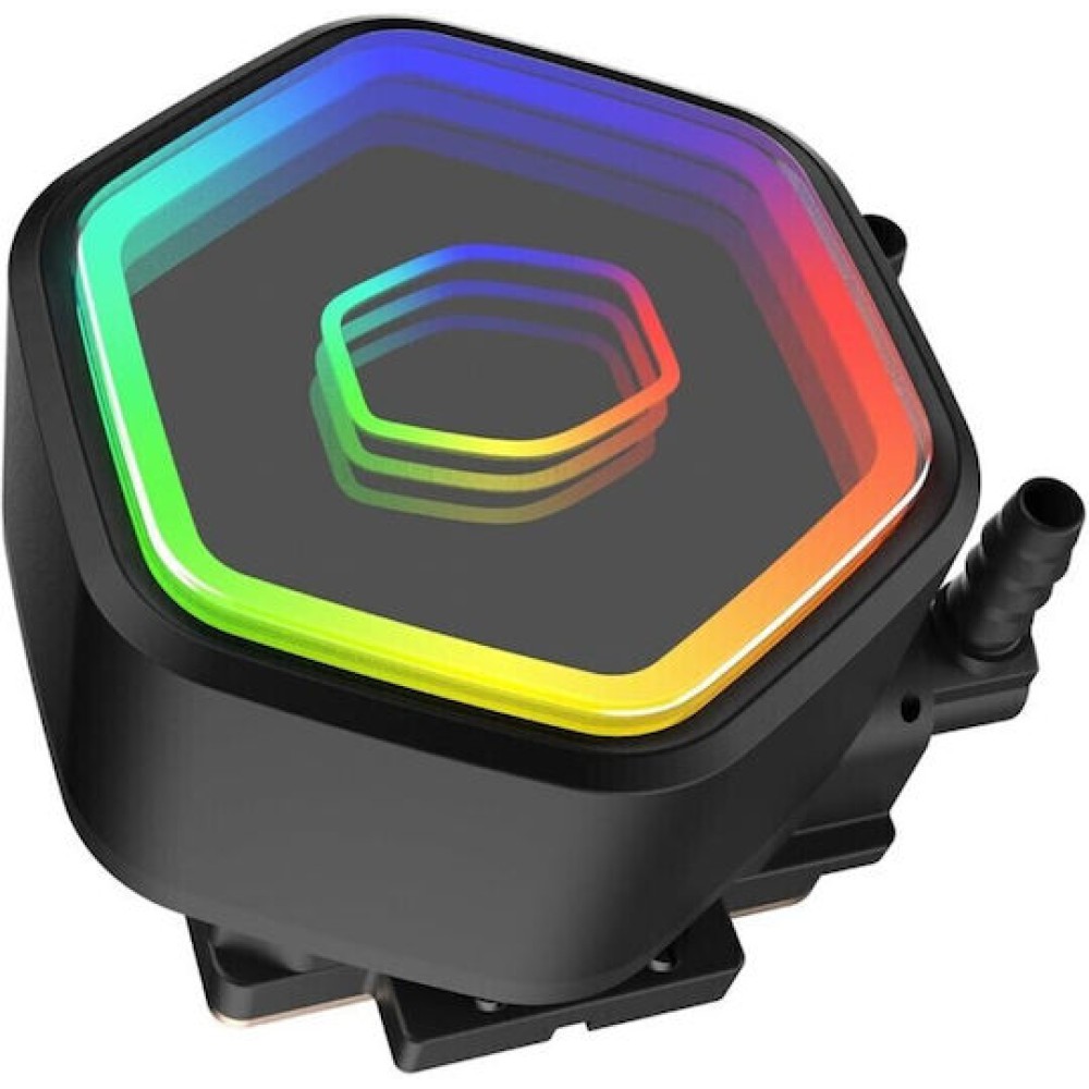 CoolerMaster MasterLiquid 240 Core II Υδρόψυξη Επεξεργαστή Διπλού Ανεμιστήρα 120mm για Socket AM4/AM5/1700/1200/115x με ARGB Φωτισμό