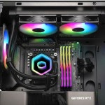 CoolerMaster MasterLiquid 240 Core II Υδρόψυξη Επεξεργαστή Διπλού Ανεμιστήρα 120mm για Socket AM4/AM5/1700/1200/115x με ARGB Φωτισμό