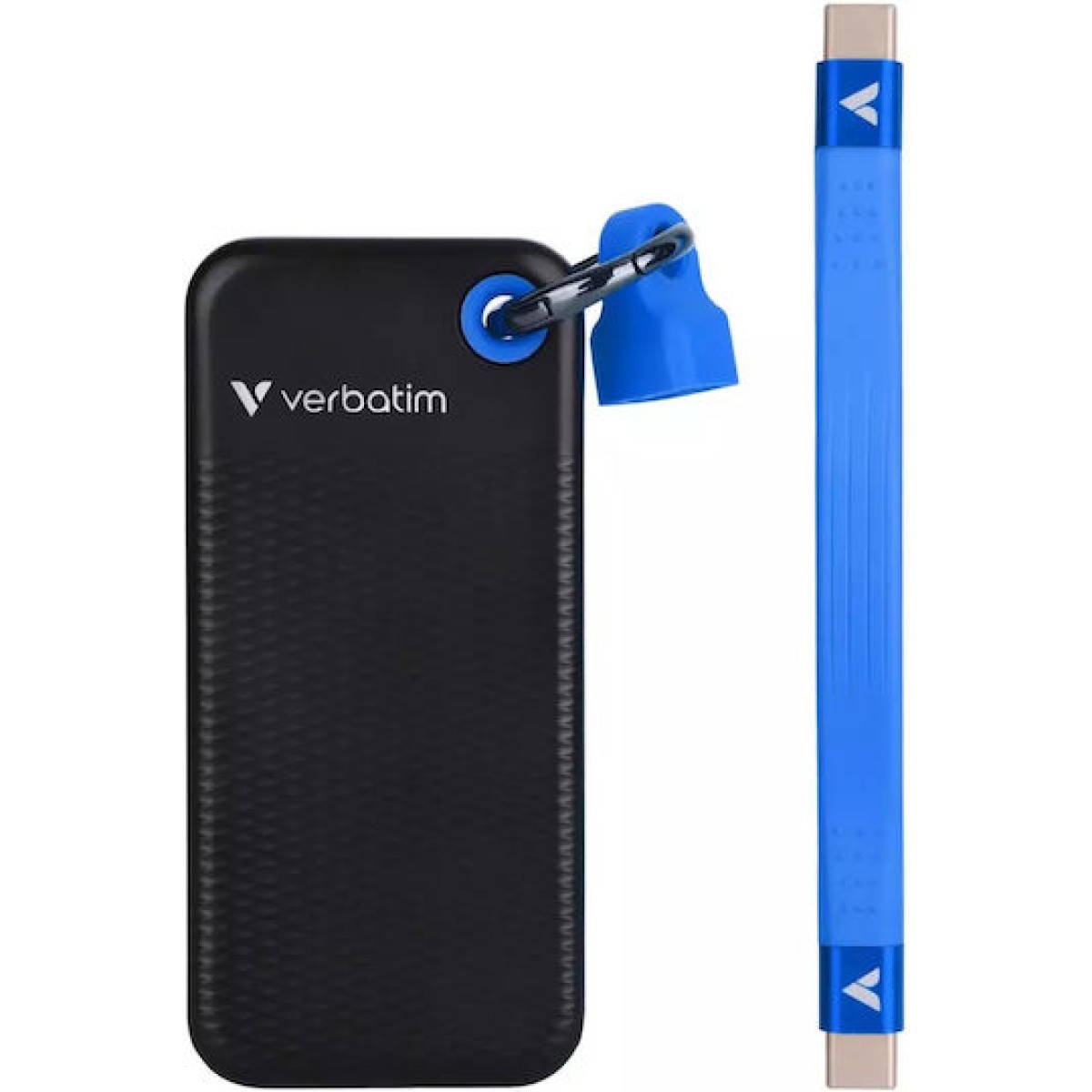 Verbatim Pocket USB 3.2 / USB-C Εξωτερικός SSD 1TB M.2 Black/Blue