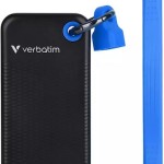 Verbatim Pocket USB 3.2 / USB-C Εξωτερικός SSD 1TB M.2 Black/Blue