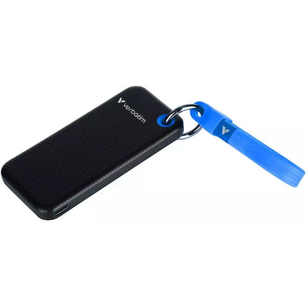 Verbatim Pocket USB 3.2 / USB-C Εξωτερικός SSD 2TB M.2 Black/Blue