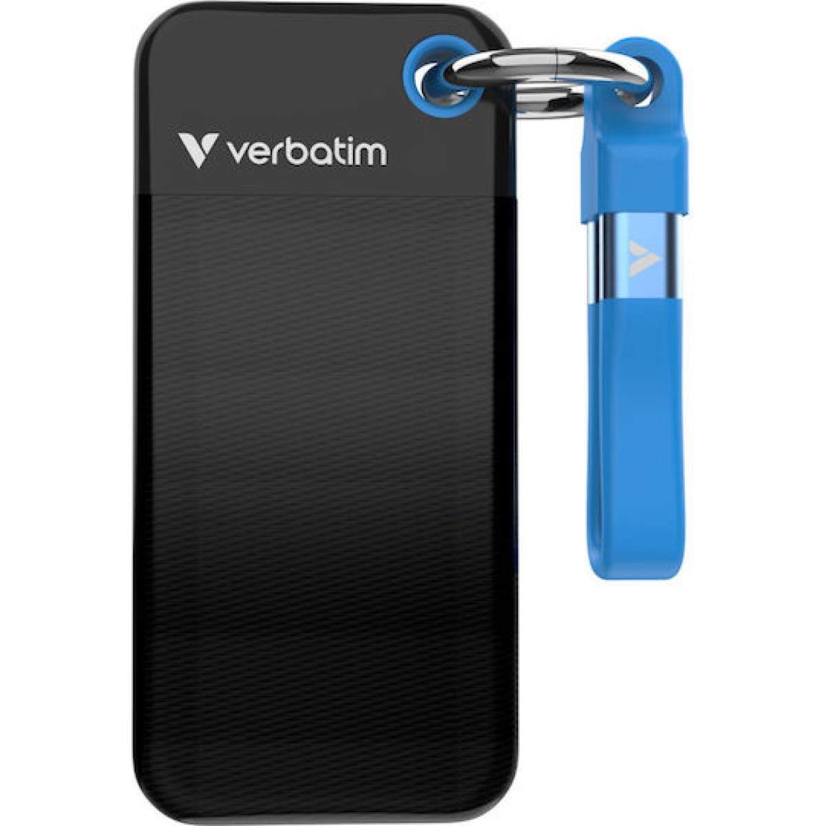 Verbatim Pocket USB 3.2 / USB-C Εξωτερικός SSD 2TB M.2 Black/Blue