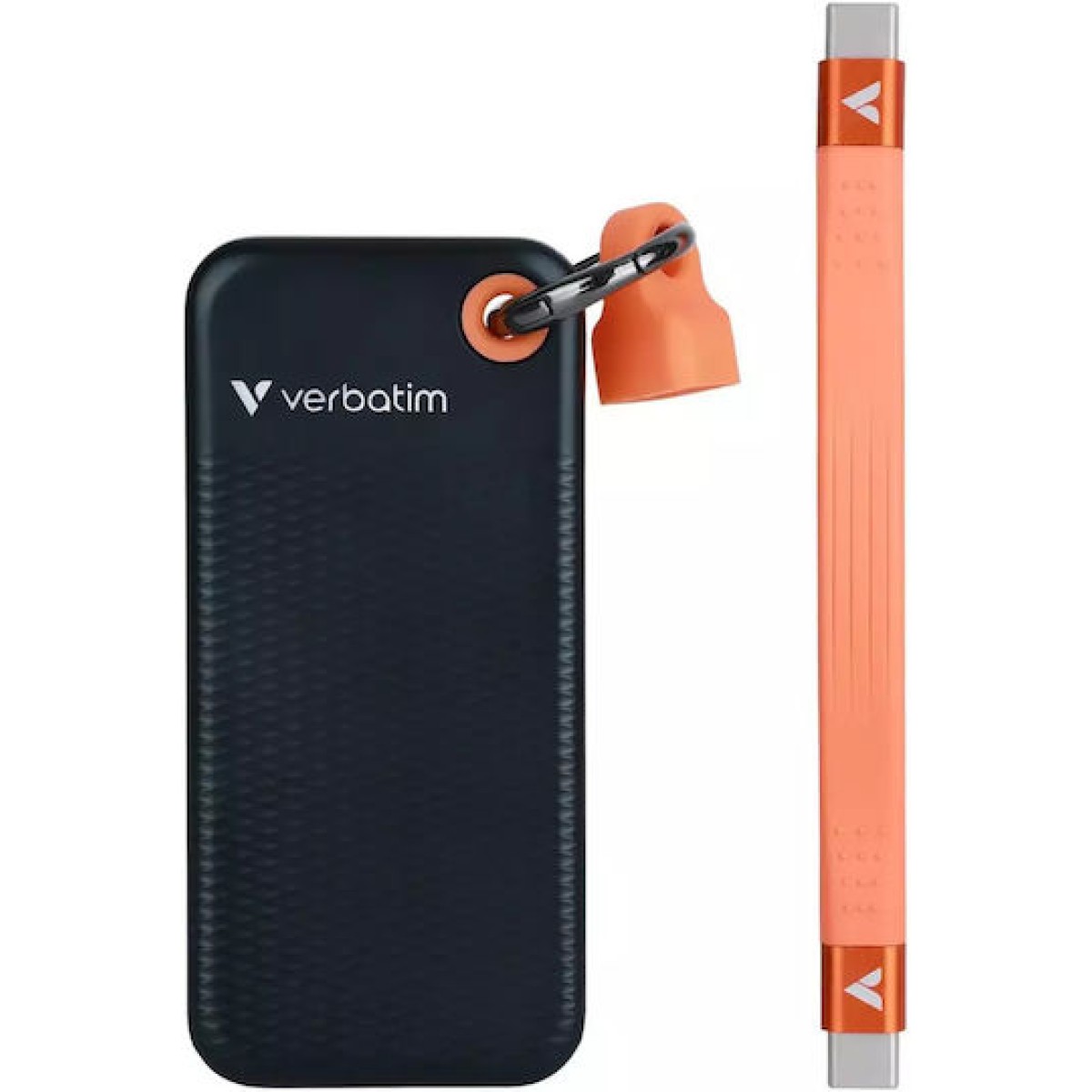 Verbatim Pocket USB 3.2 / USB-C Εξωτερικός SSD 2TB M.2 Black/Orange
